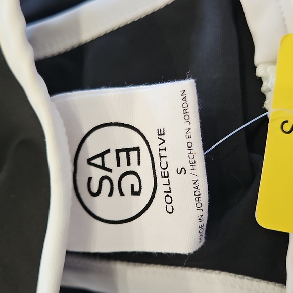 SAGE Black and White Sporty Dress - Picture 6 of 6